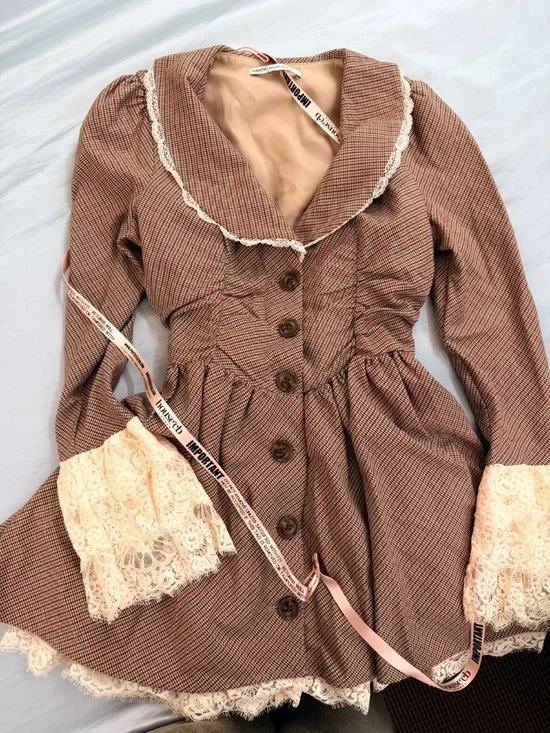 House of CB Check Mini Dress - Picture 7 of 7